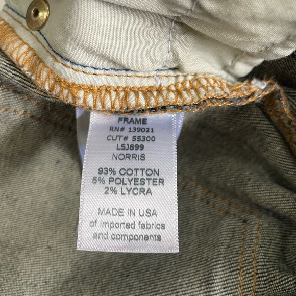 Frame denim Le Skinny de Jeanne dark wash jeans - Picture 9 of 12